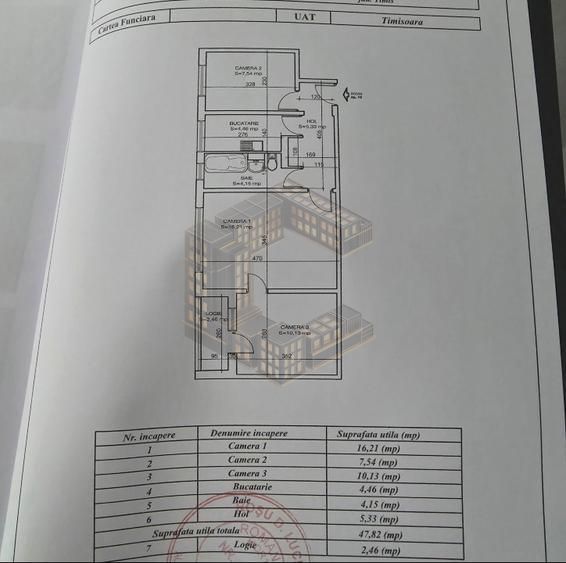 Apartament cu 3 camere, etaj intermediar, renovat, zona Sagului - imaginea 15