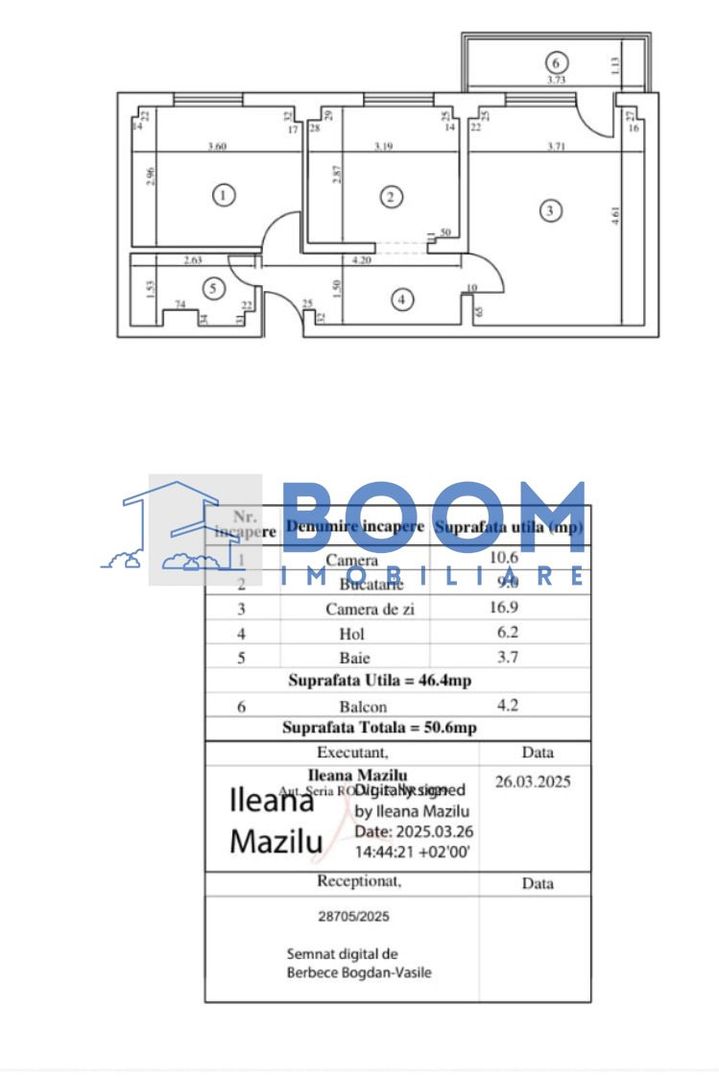 Apartament 2 camere | Etaj 1 | Zona Ostroveni | Gigacalorimetru - imaginea 8