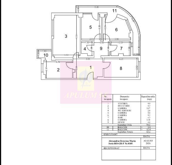 Apartament 4 camere rondul Bucur Obor - imaginea 8
