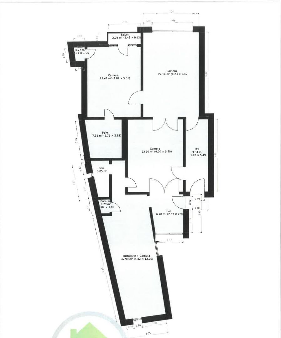 Imagine 3 - Apartament 3 camere + GARAJ PROPRIU pe B-dul Vasile Milea | Etaj 2