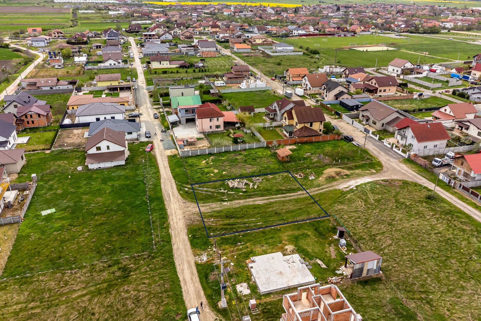 Imagine 4 - PRET NOU! Teren intravilan 748 mp - Sanleani, Arad - COMISION 0%