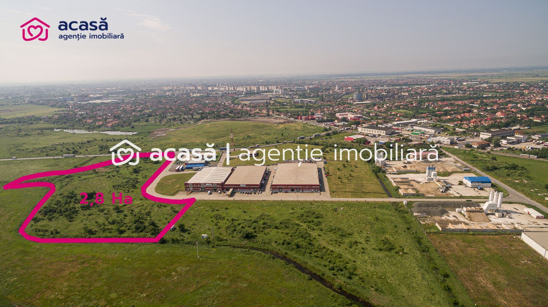 Imagine 1 - Teren industrial 28812 mp în Parcul Industrial UTA2 Arad