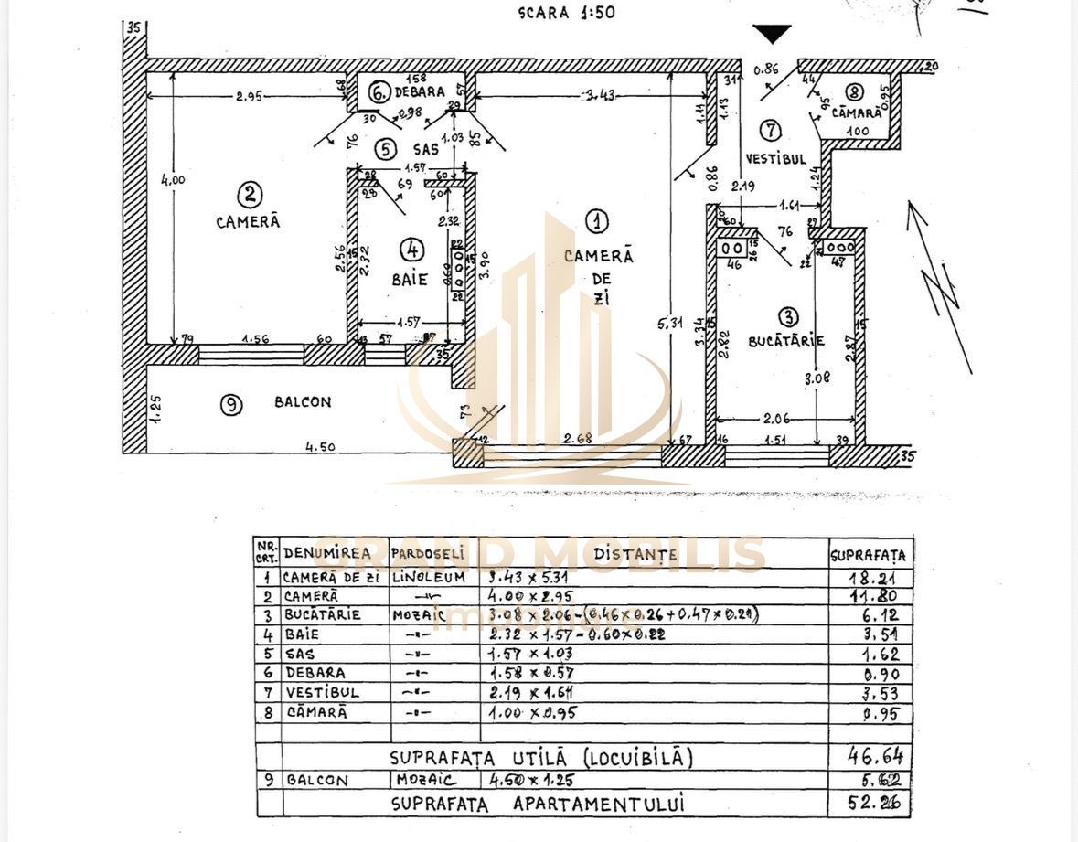 Apartament 2 camere cu vedere panoramică la Parcul Tineretului - imaginea 19