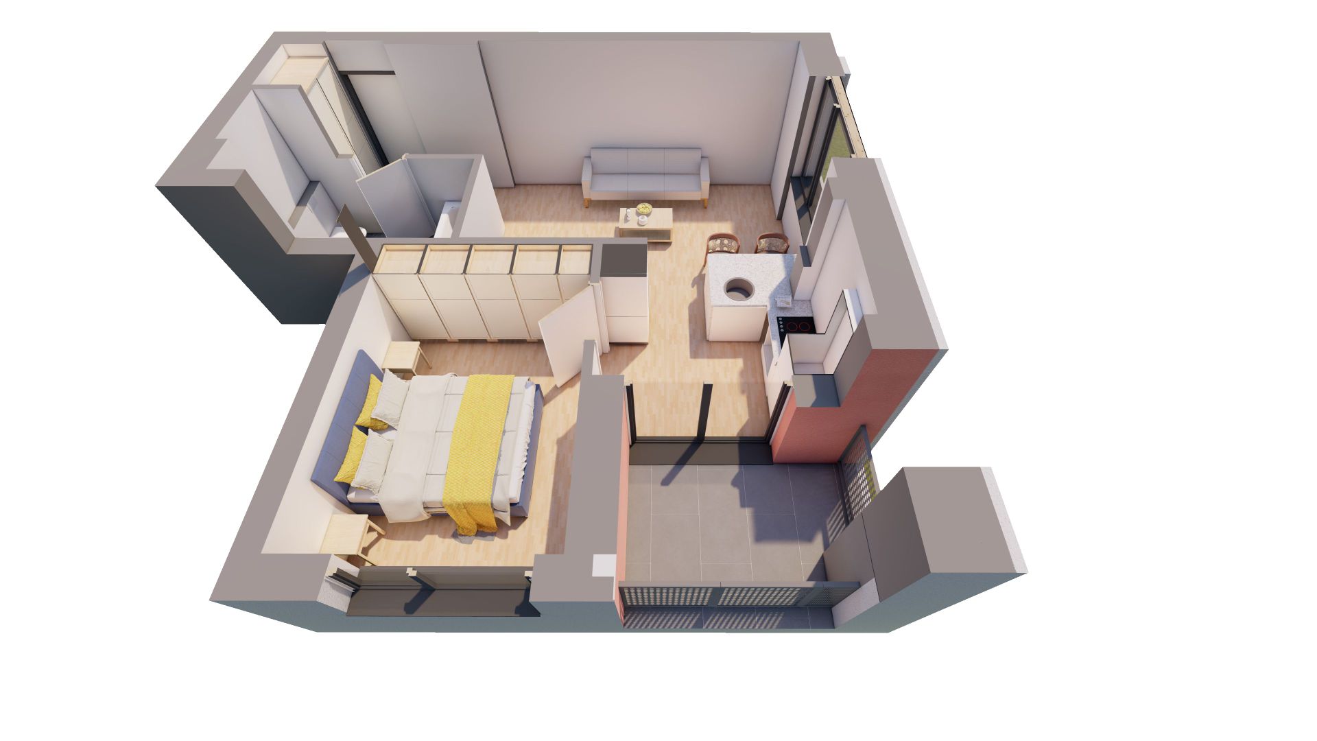 Imagine 6 - Apartament nou direct dezvoltator ARED RED9 CITY IMAR