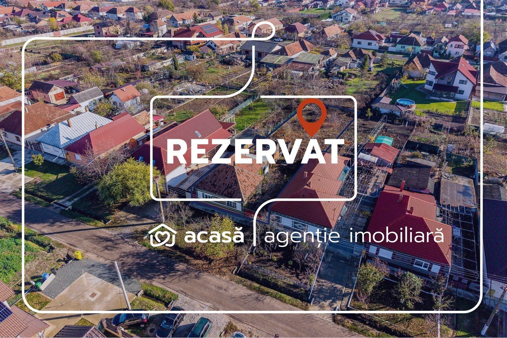 REZERVAT! Casa din caramida 3 camere - Teren 755 mp - Livada, Arad