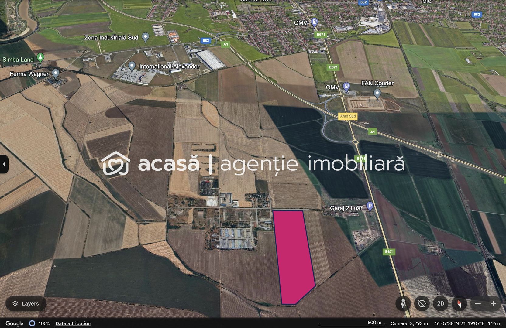Imagine 5 - Teren cu PUZ ideal pentru parc logistic și de servicii