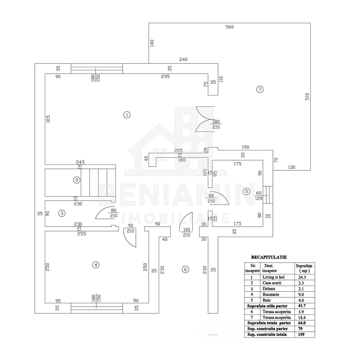 Casa P+1 Living-Bucatarie-3 Dormitoare-Toate utilitatile-Disponibila - imaginea 10