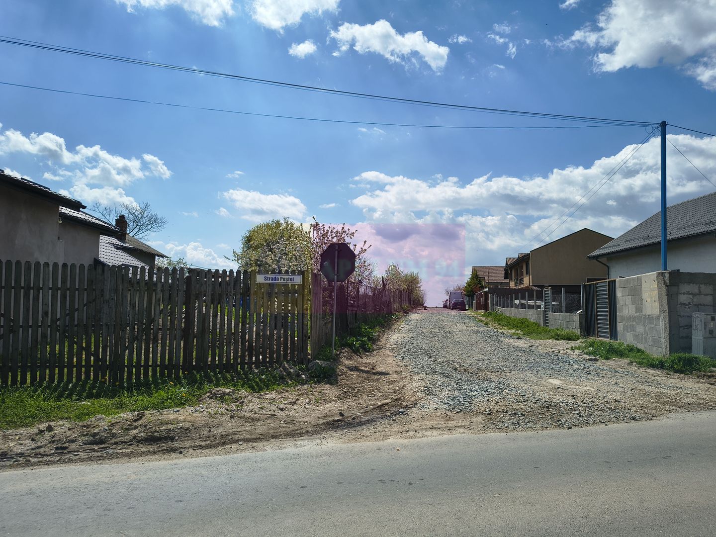 Poșta Teren 3000mp aproape de utilități ideal proiect rezidețial