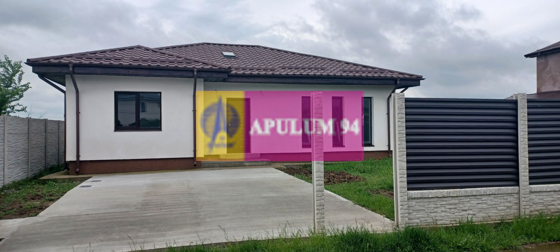 Casă nouă 3 camere parter, curte 443 mp, Săbăreni