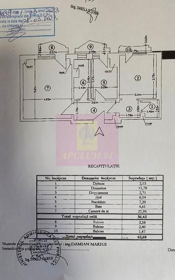 Apartament 2 camere Unirii- adiacent. - imaginea 16