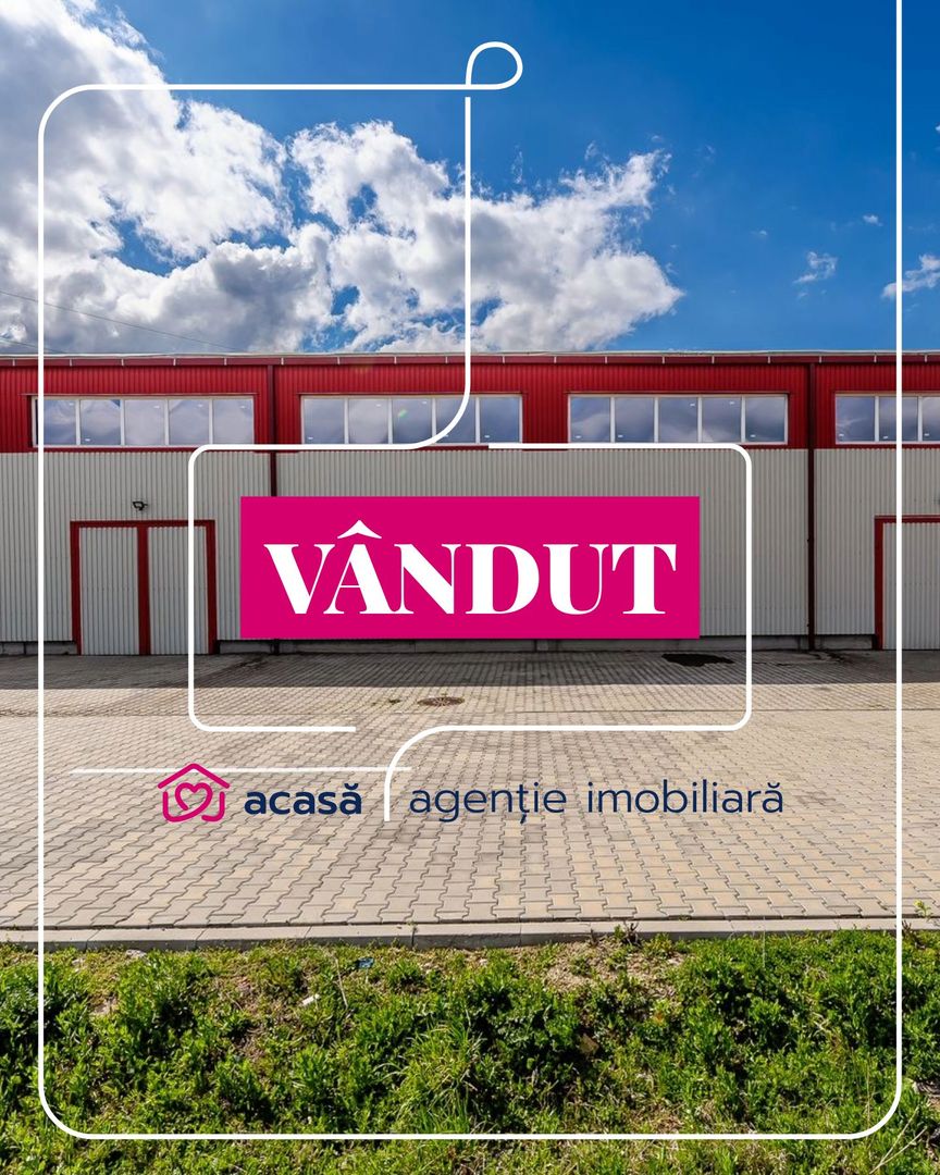 VANDUT - Hala industriala de vanzare in Parc Industrial UTA 2 Arad