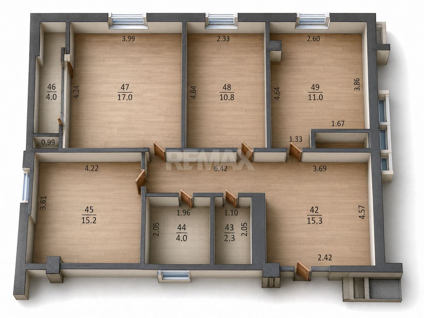 Exclusiv! 3 camere, 80 m², Botanica, Tudor Strișcă – bloc nou dat în exploatare - imaginea 5