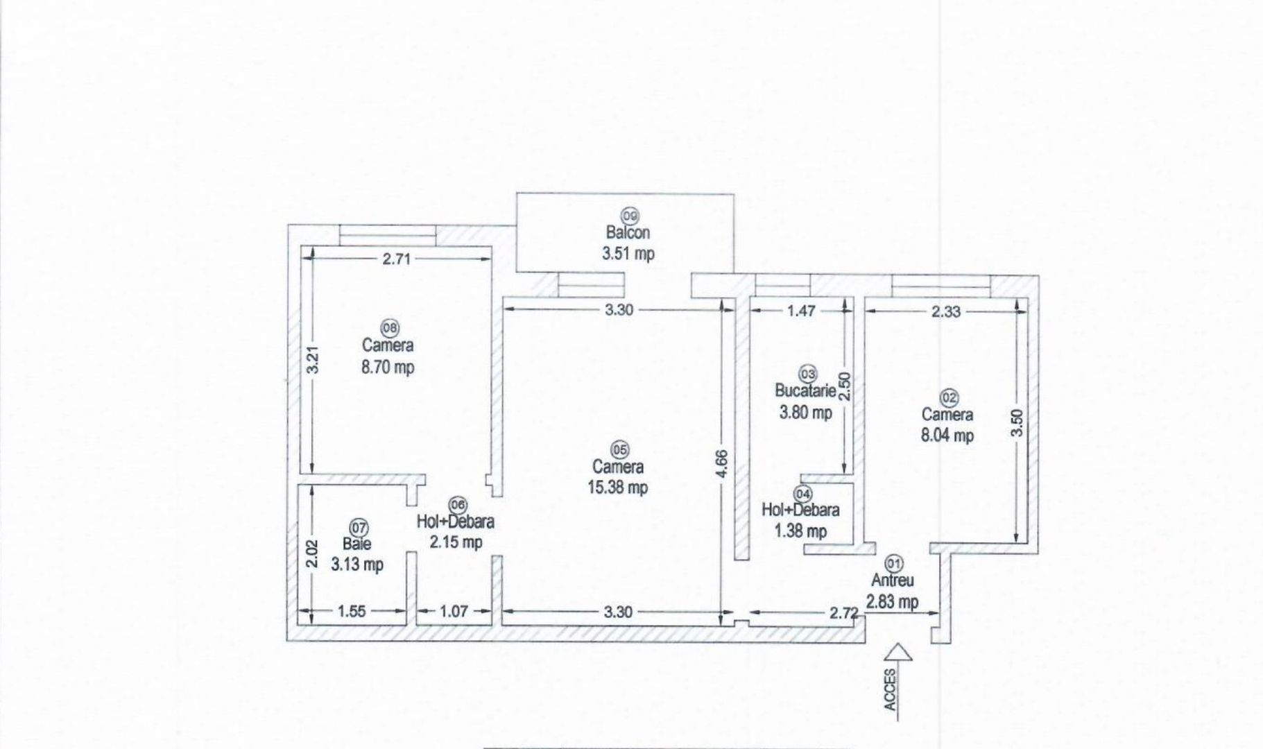 Imagine 12 - Apartament 3 camere finisat & mobilat premium, lângă faleza Mureșului