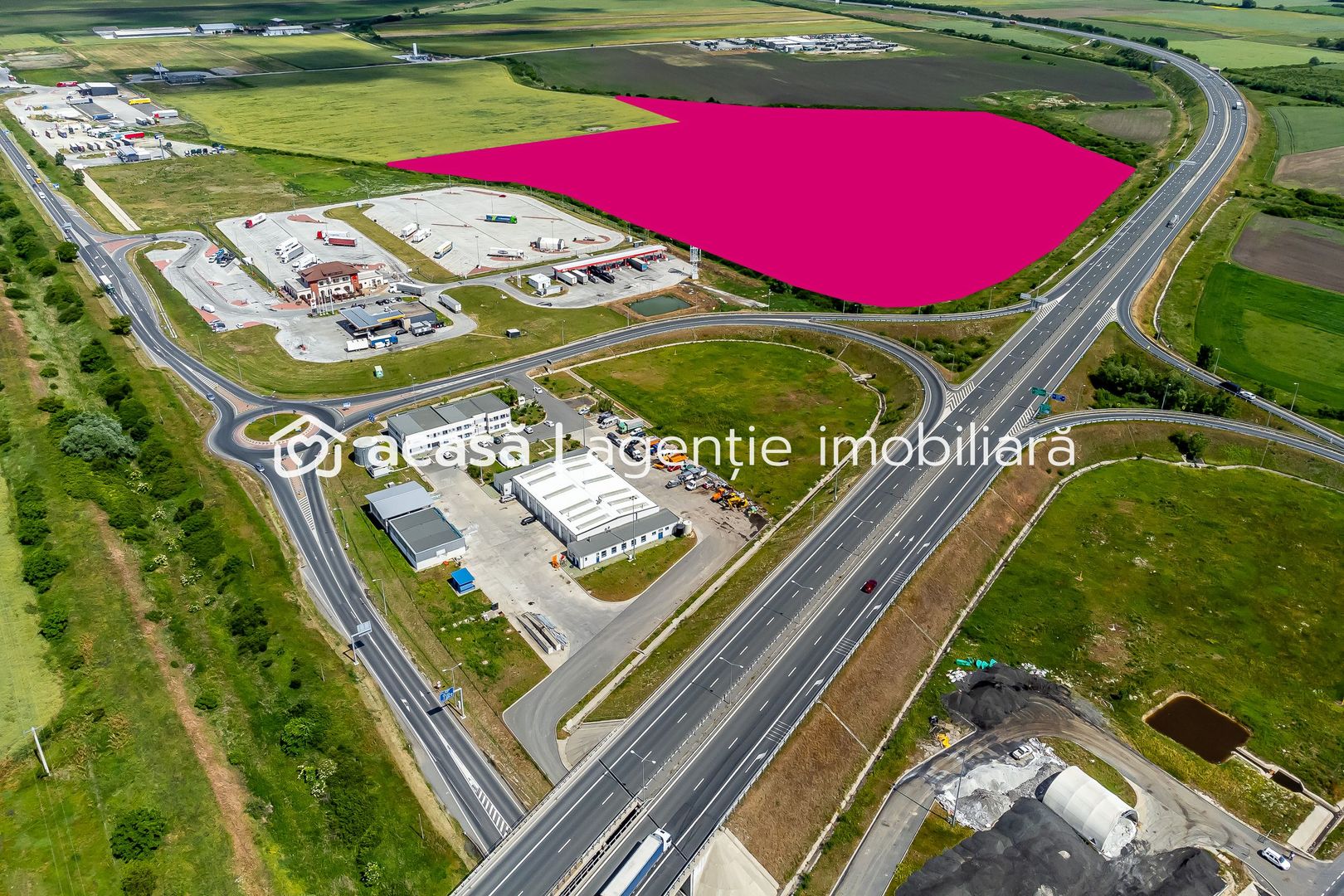 Imagine 1 - Investiție strategică: Teren cu PUZ pentru un parc logistic