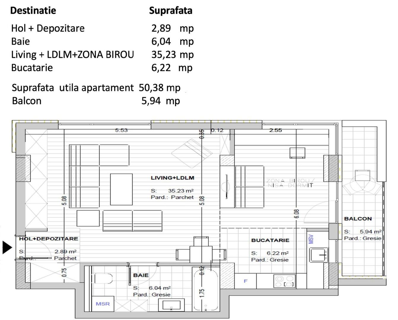 Garsonieră Premium 50 mp zona Noua Aer Curat Natură și Confort - imaginea 7