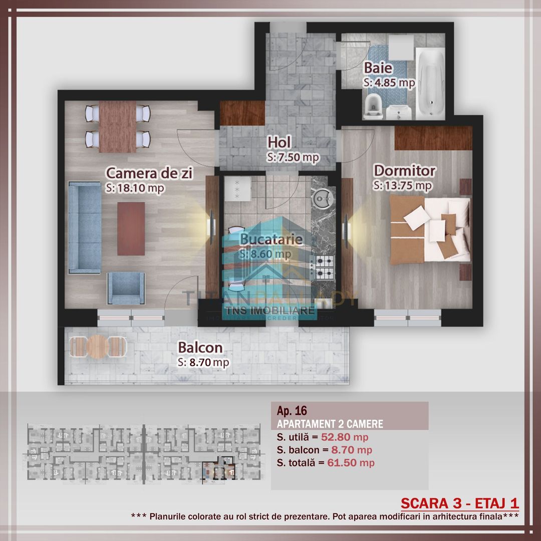 PROMO-INVESTITIE-PALLADY-2CAMERE- 61MP-PARCUL TEILOR