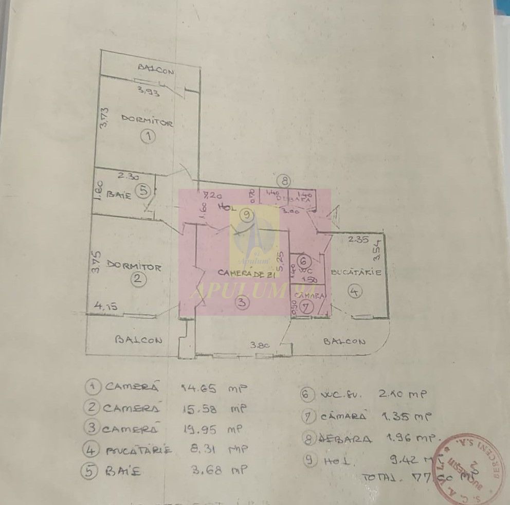 Vand apartament 3 camere Bd Libertatii - imaginea 14