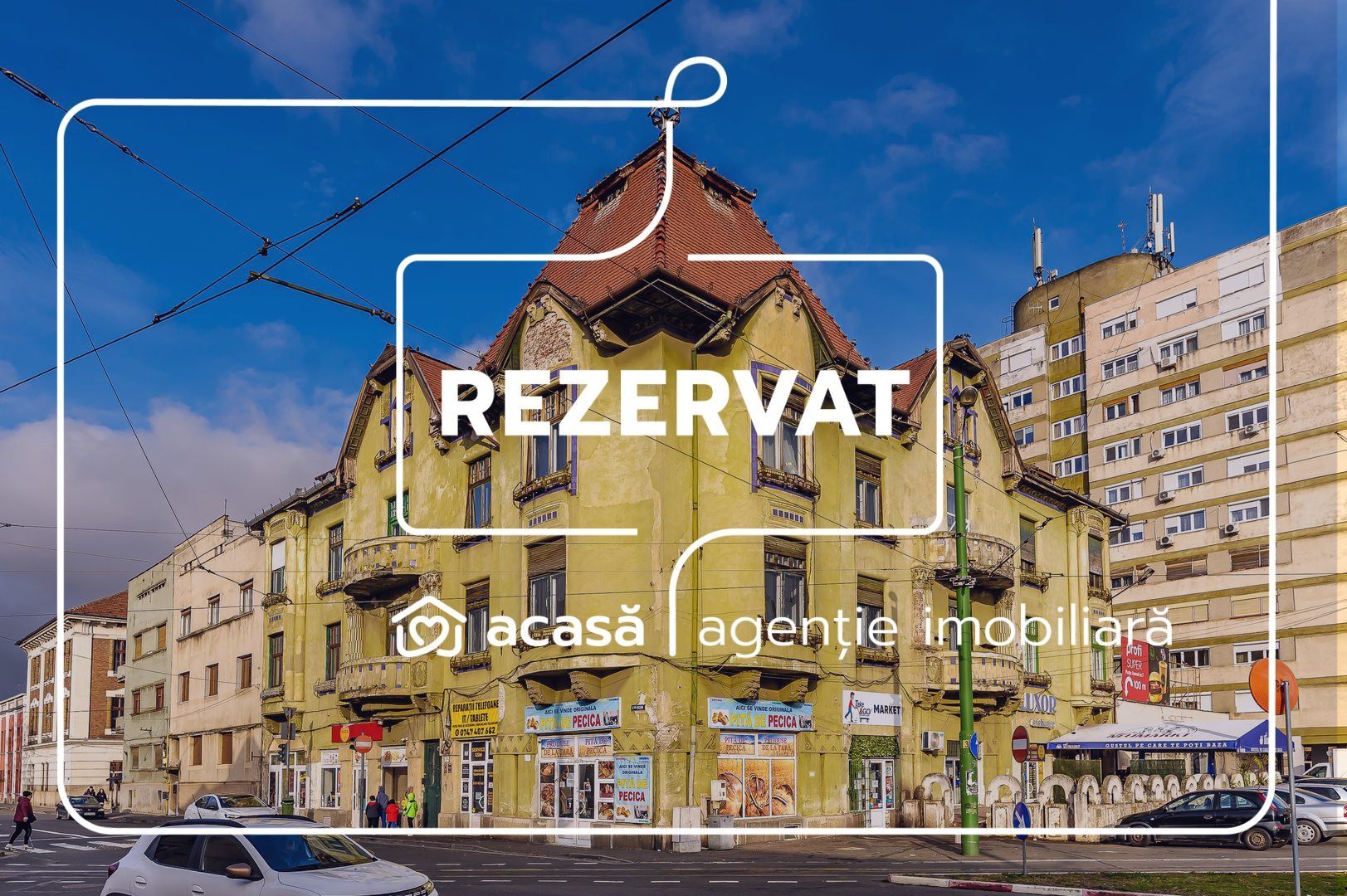 REZERVAT! Apartament 4 camere, etaj 1, în Palatul Steiner, Arad