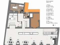 Spațiu de birouri premium de închiriat, 160 mp utili | KM 0