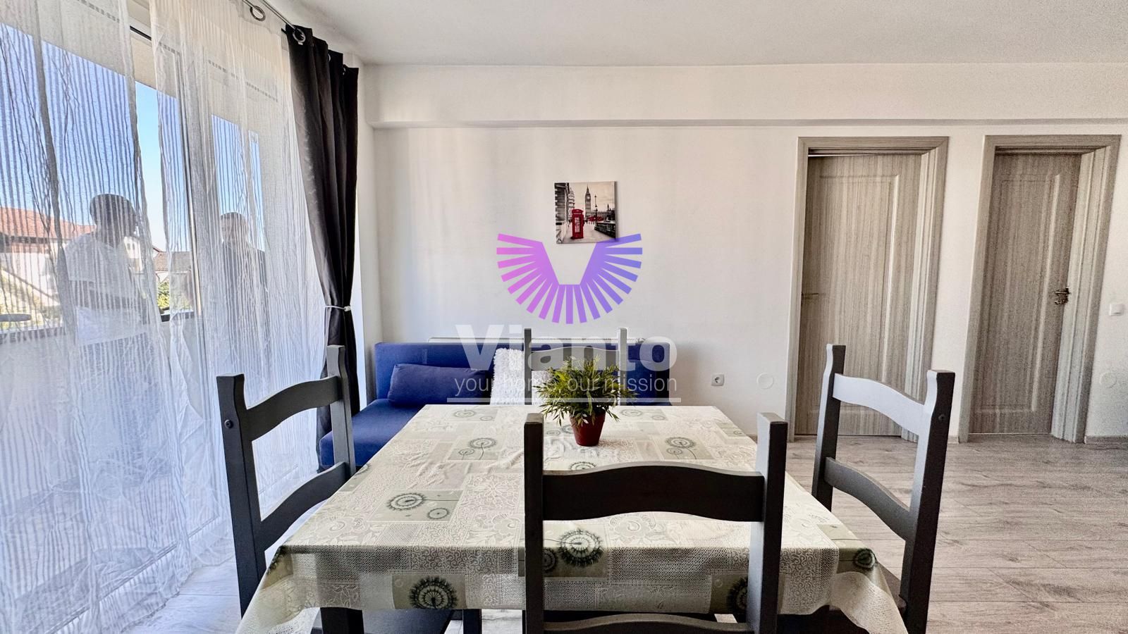 Apartament 2 Camere utilat si mobilat cu balcon si Parcare - Cartier Arhitectilor