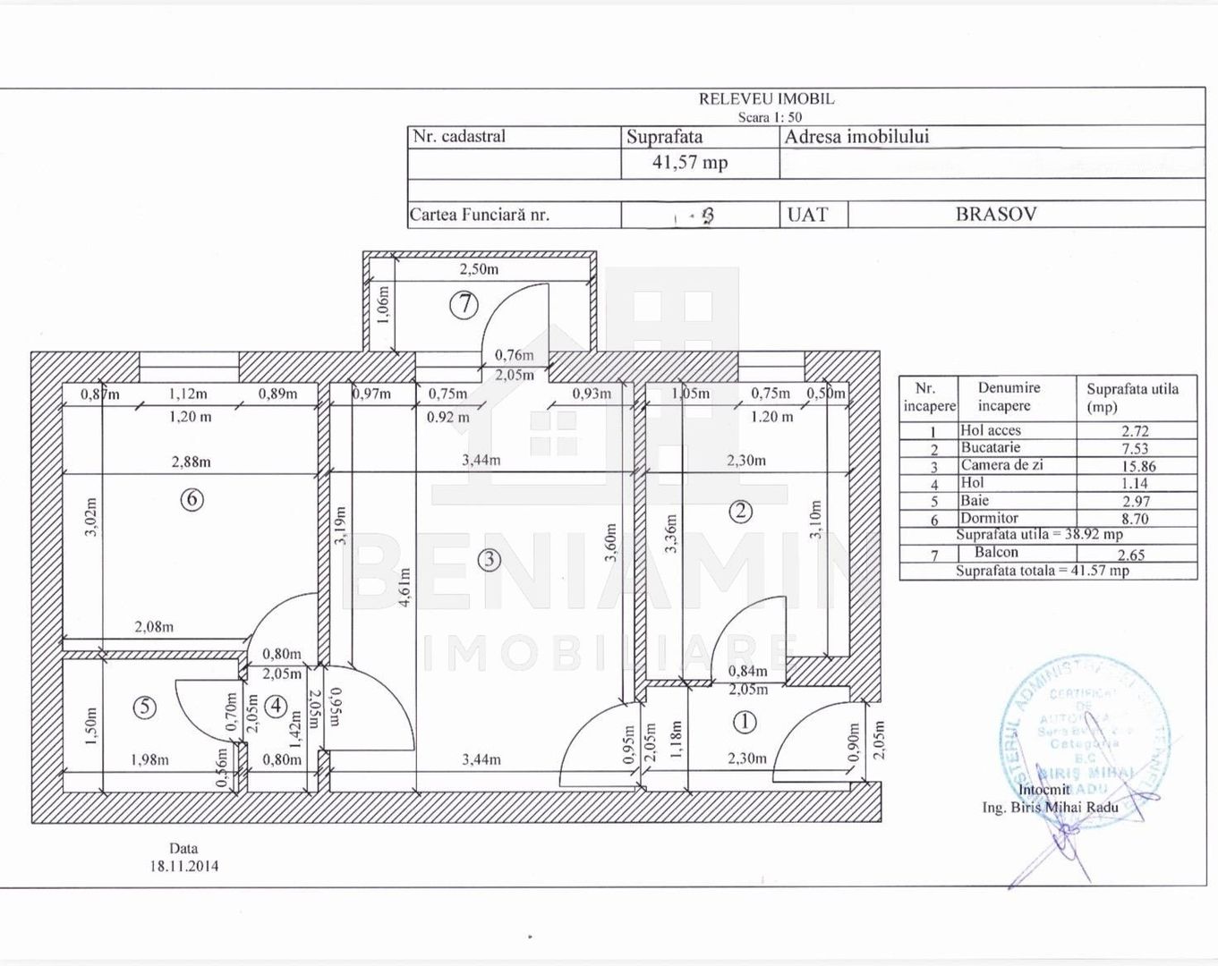 Apartament-2-Camere-39mp-Utili-Balcon-Mobilat-Utilat-Noua-Brasov - imaginea 9