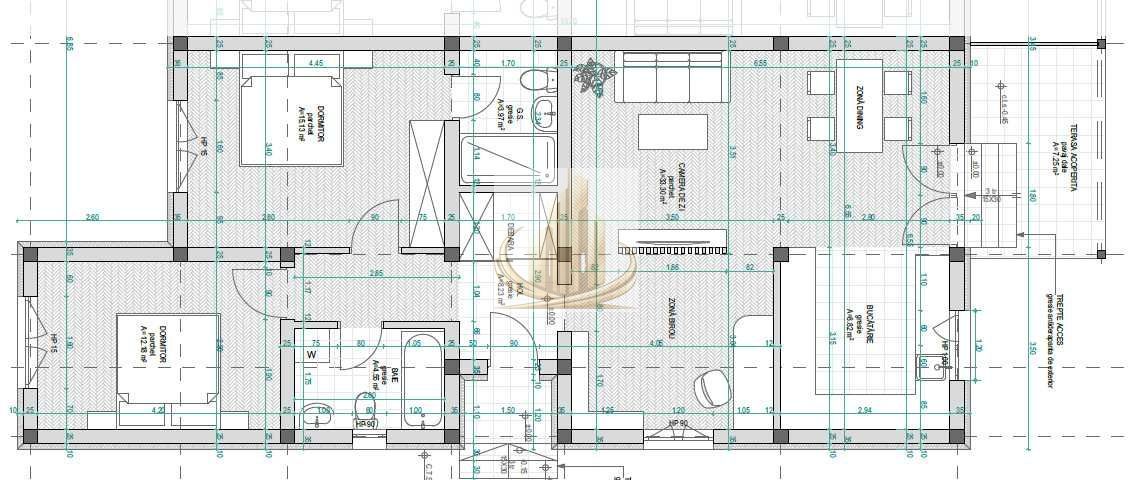 Duplex 86 MP|2 Dormitoare 2 Băi Încălzire în Pardoseala – Moșnița Nouă - imaginea 5