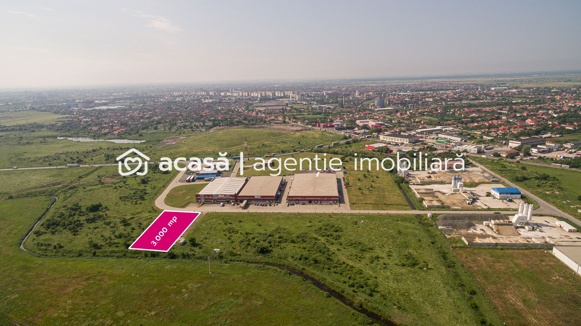 Imagine 1 - Teren industrial 3 000 mp în Parcul Industrial UTA2 #Arad