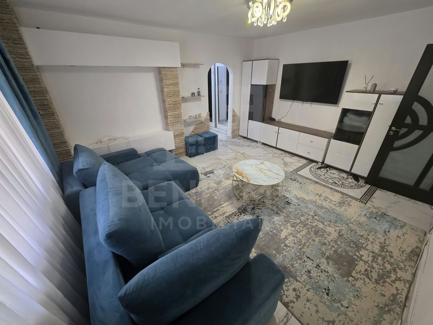 2Camere-Parter-Renovat- 50mp -Centrala Termica-Mobilat-Utilat-Brazda - imaginea 2