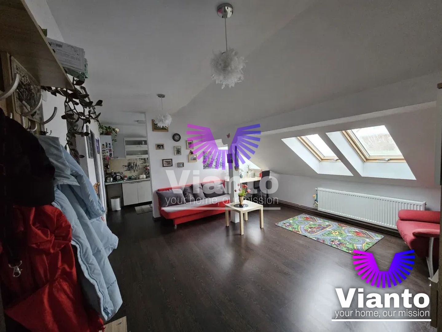 Apartament 2 camere la mansarda | Zona Turnisor | Bloc la curte