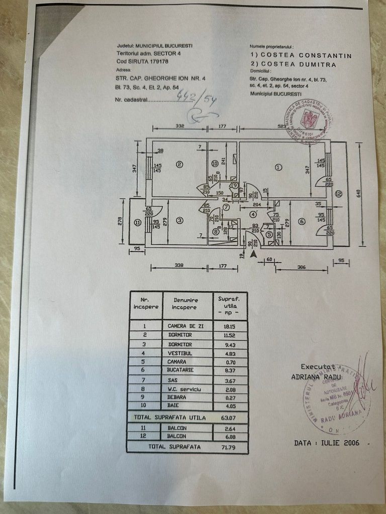 Apartament 3 camere Berceni, sect 4