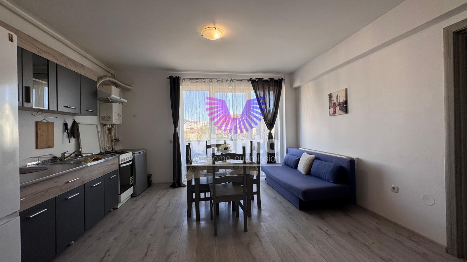 Apartament 2 Camere Utilat si Mobilat -Balcon si Parcare - Cartier Arhitectilor