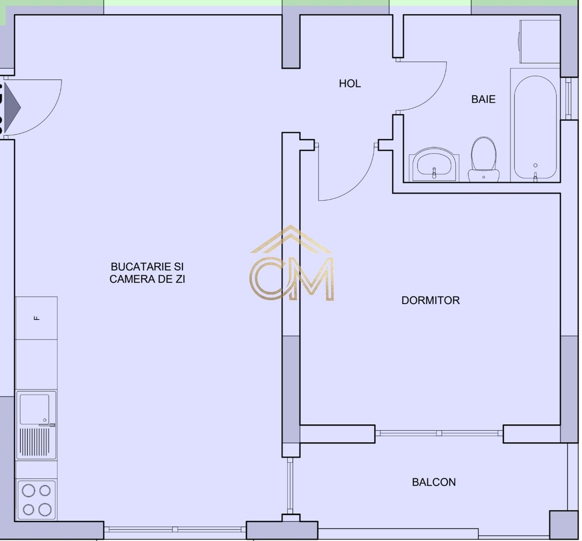 Aparatment 2 Camere-50MP-Etaj 1-Balcon-Selimbar - imaginea 7