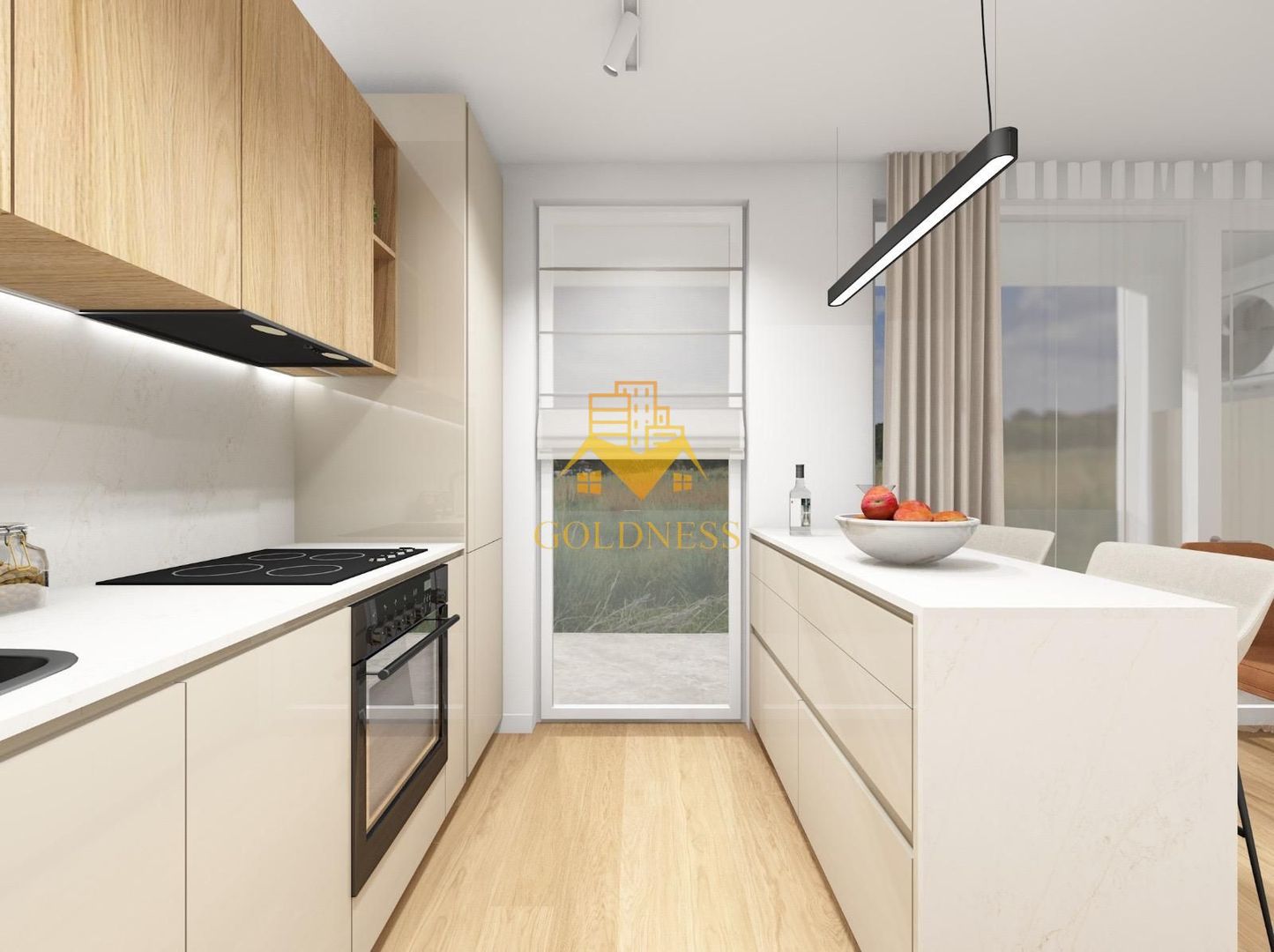 2 camere, LUX, AC, parcare, bloc nou, Plopilor Zona Parcul Rozelor - imaginea 15