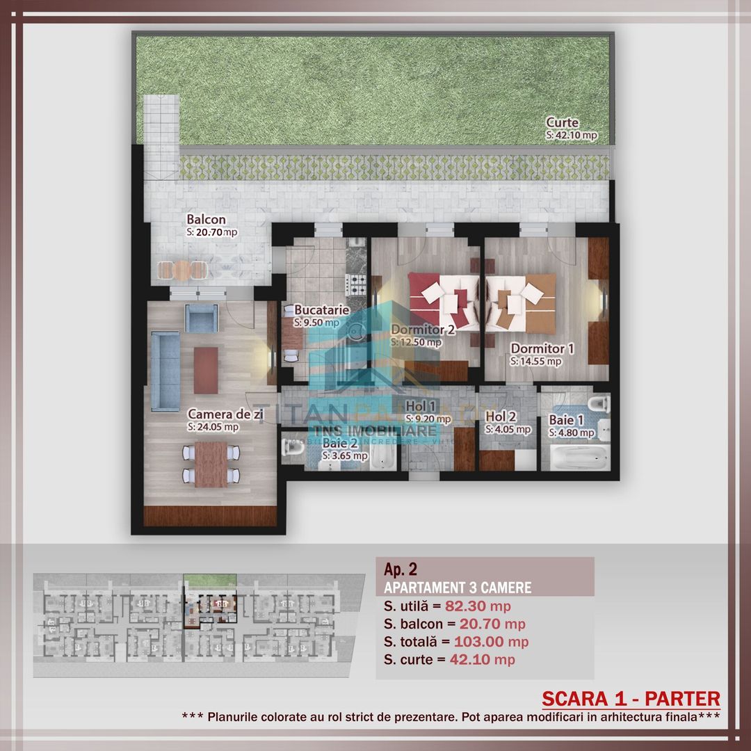 3 Camere Cu Gradina,Super Oferta,Pallady-Nicolae Teclu,Metrou