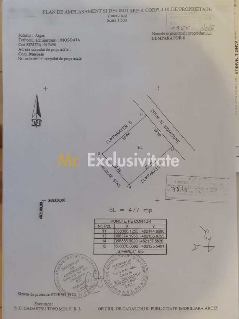 Parcele teren intravilan Mosoaia , str Piscul Priboi- Arges! - imaginea 3