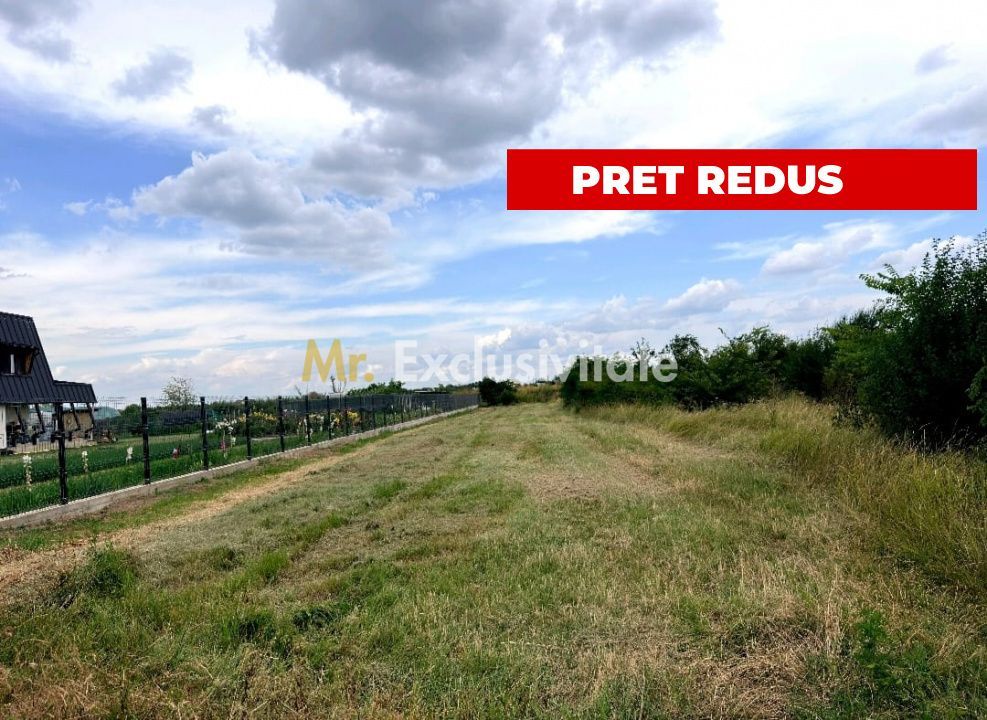 Teren de vanzare in Comuna Bradu – 1.374 mp | Deschidere 13,97 ml | 0%