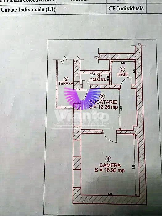 Apartament de vânzare ultra central Sibiu cu balcon si gradina