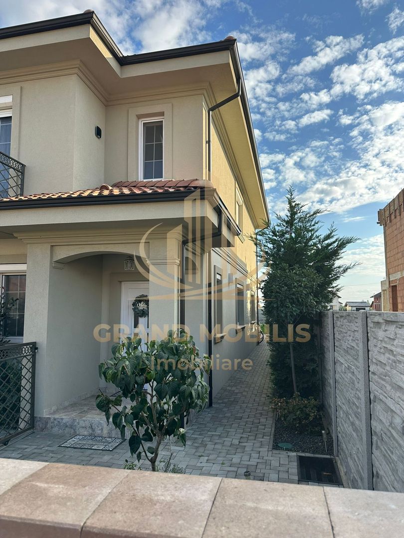 Casa in stil mediteranean, ultrafinisată 5 camere, 3 bai + curte. - imaginea 9