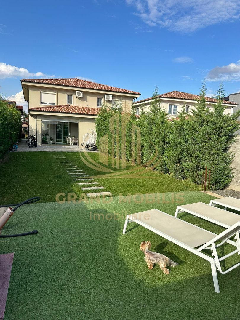 Casa in stil mediteranean, ultrafinisată 5 camere, 3 bai + curte. - imaginea 16