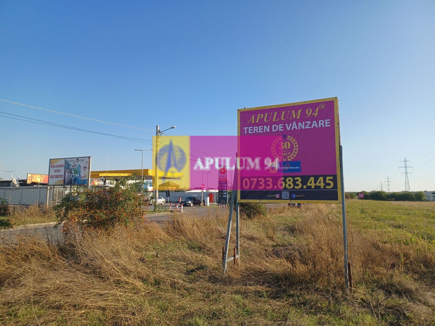 Săbăreni, teren intravilan construibil 3 ha, pe DJ602