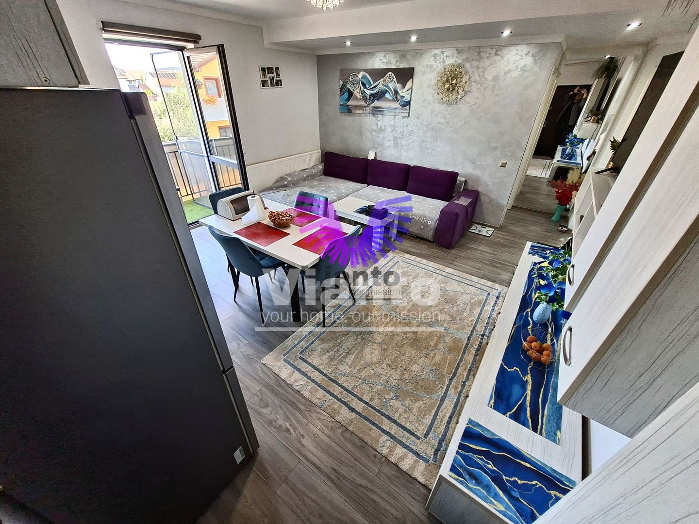 Apartament 3 camere mobilat si utilat 57 mp si loc de parcare - Selimbar
