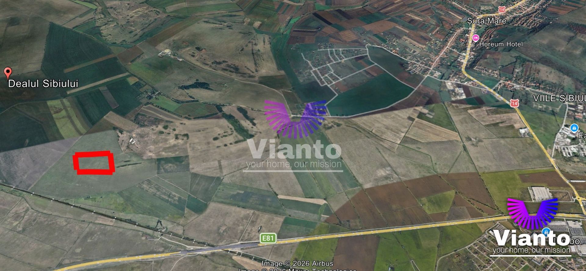 Teren agricol extravilan Sura Mare - 5000 mp