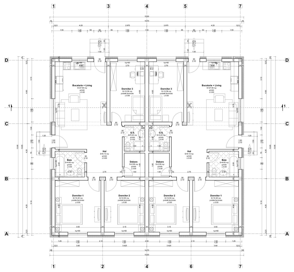 Duplex de vânzare în Timișoara, zona Metro 2 | 3 dormitoare, 2 băi - imaginea 17