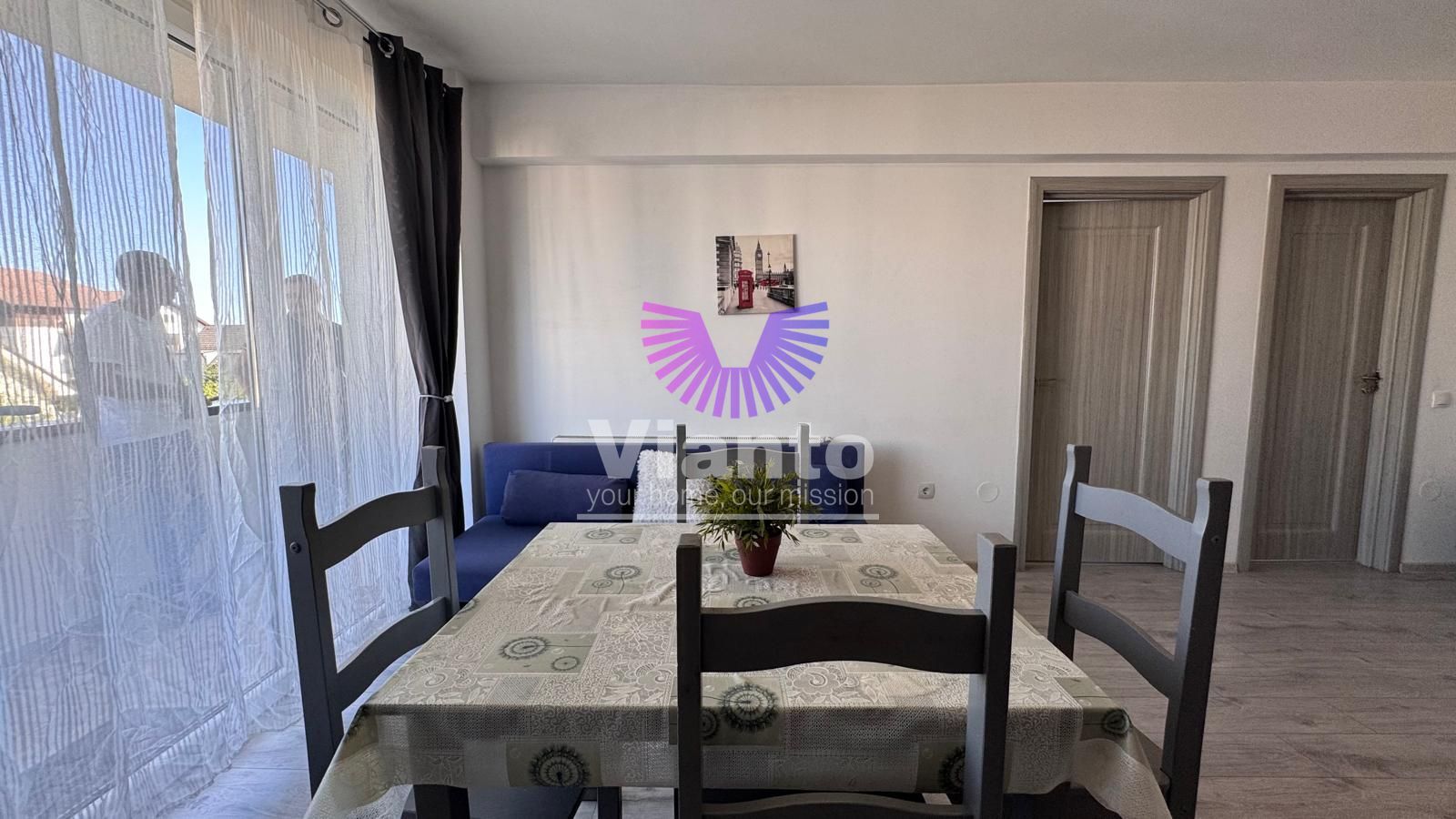 Apartament 2 Camere Utilat si Mobilat -Balcon si Parcare - Cartier Arhitectilor