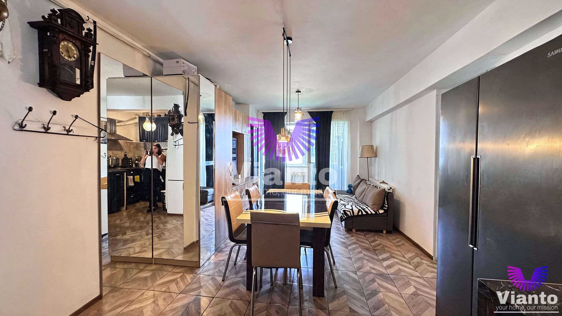 Apartament 3 camere si 2 balcoane - Cartier Arhitectilor