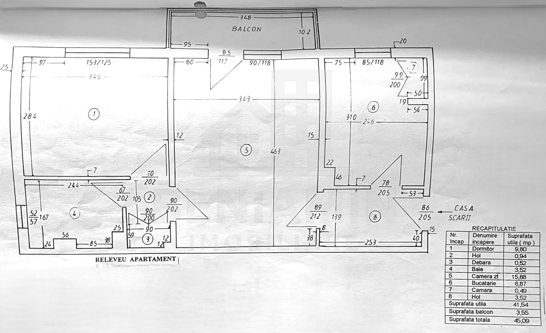 2 Semidecomandate - Parter -Balcon Cu Beci-CT-45mp- Cv9-Scoala 34 - imaginea 8