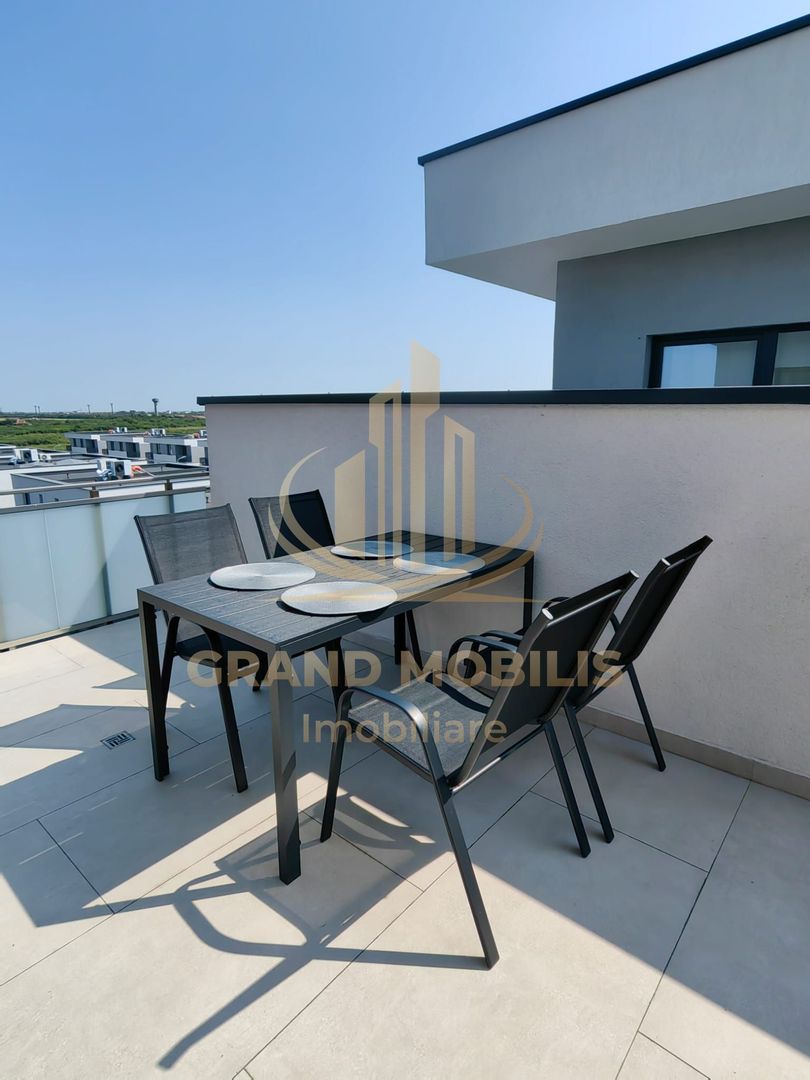 Penthouse de închiriat în Mehala | Terasă spectaculoasă de 55 mp | - imaginea 8