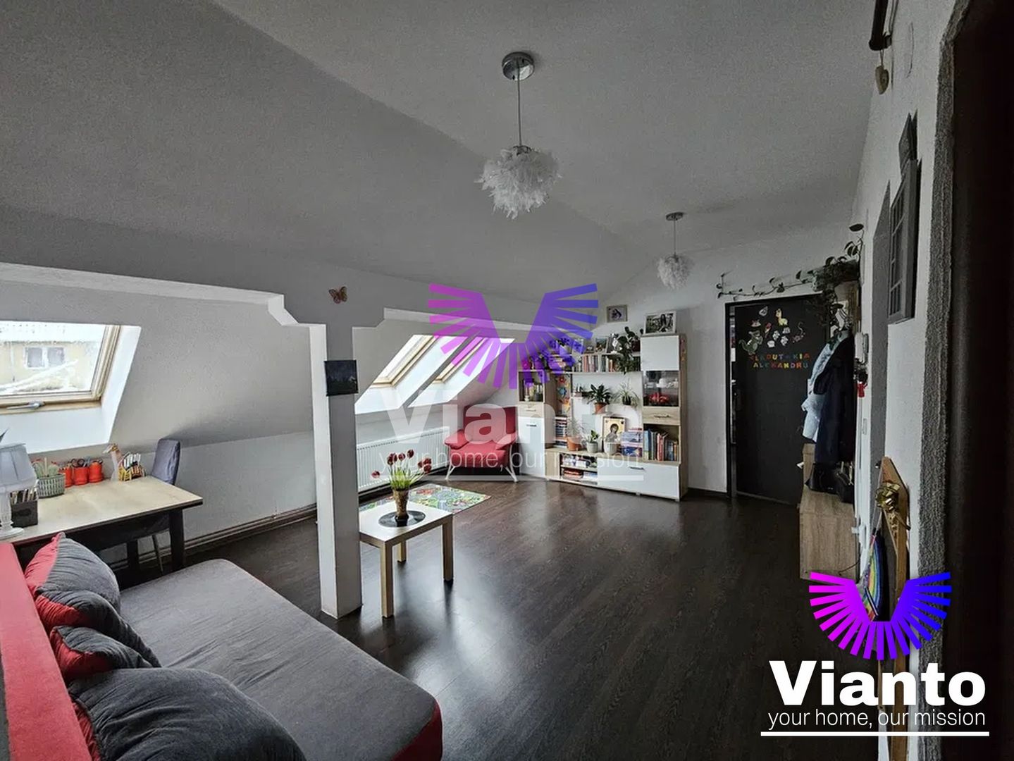 Apartament 2 camere la mansarda | Zona Turnisor | Bloc la curte