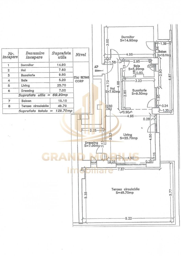 Penthouse - Iris - Armoniei 70mp si terasa 50mp - imaginea 7