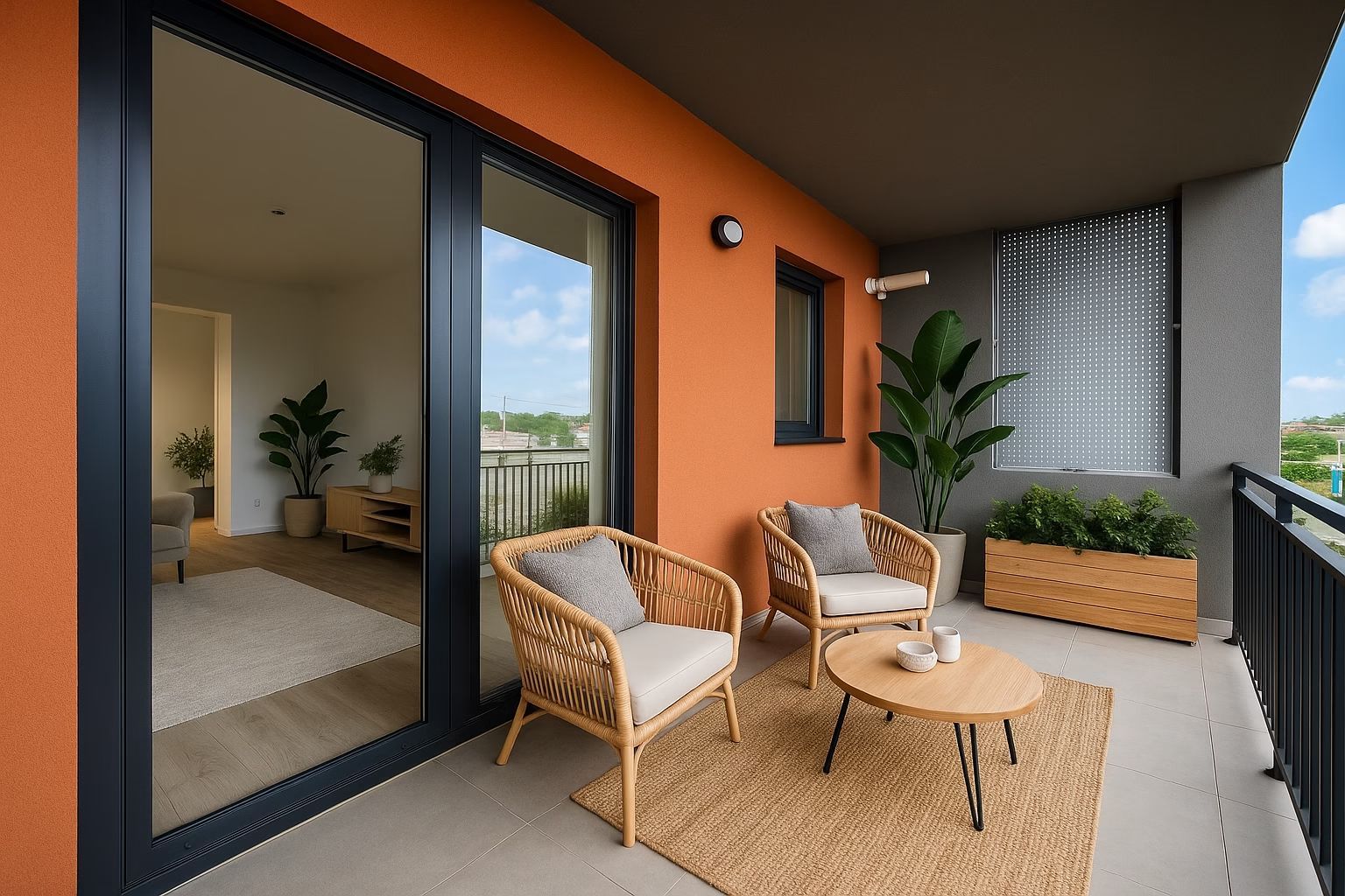 Apartamentul nr. 27 | 2 camere decomandat | Etaj 3 | Terasă 12,14 mp | - imaginea 5